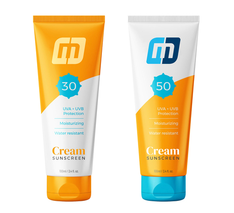 Multikrem, pakke 30+50 Solkrem